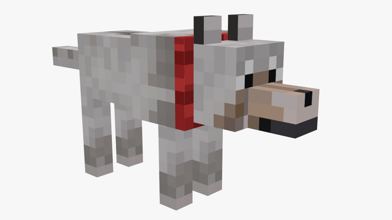 Wolf Minecraft Skin - wide 7