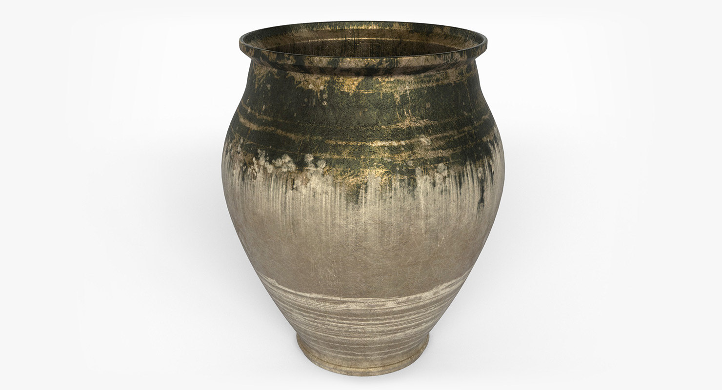  3d  model  of pottery pot 