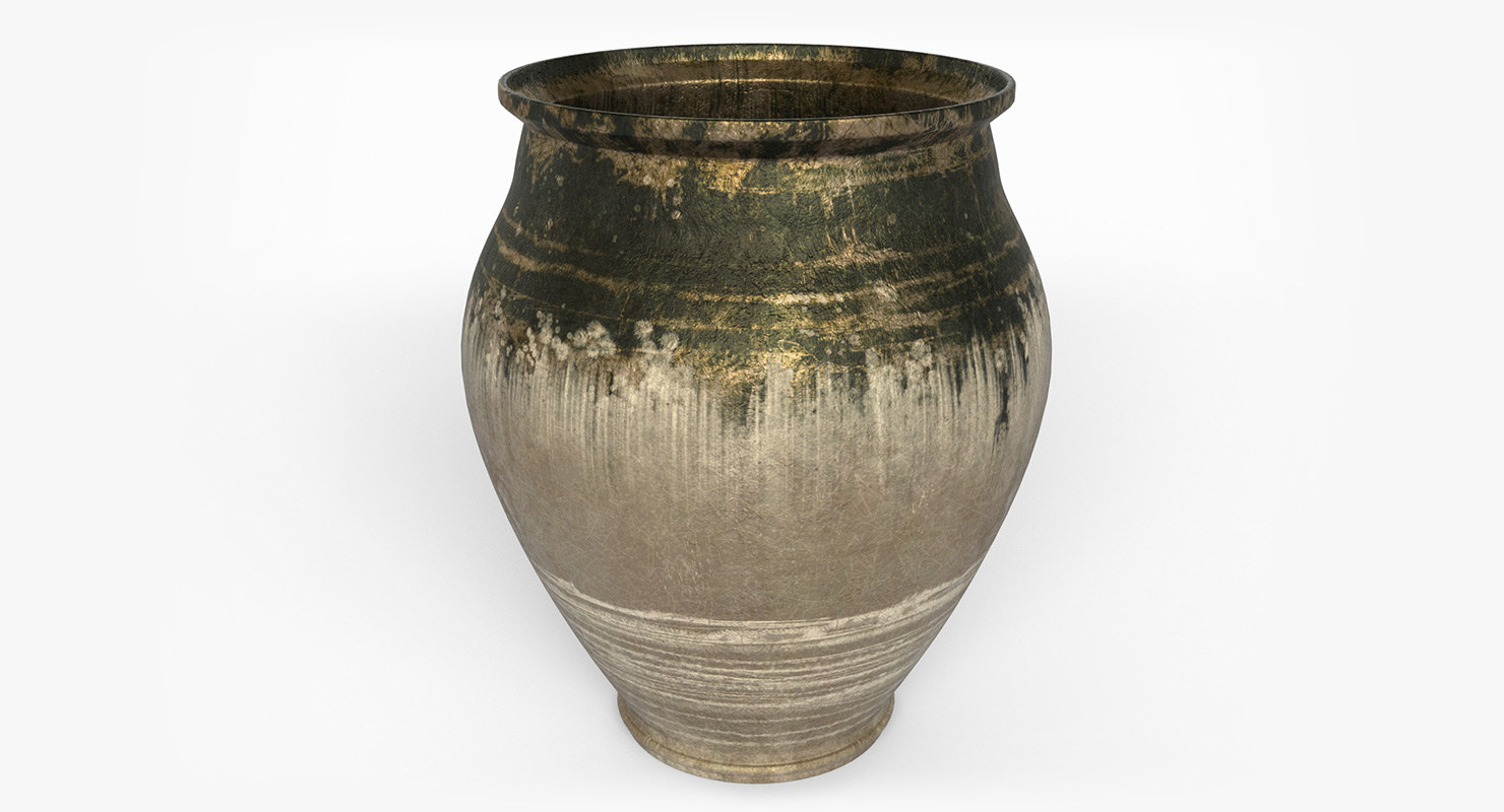 3d model of pottery pot