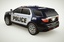 3d generic police sedan