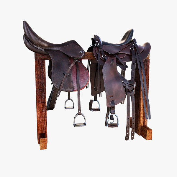 medieval saddle 3d 3ds