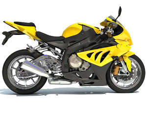 sport bike motorcycle 3d model