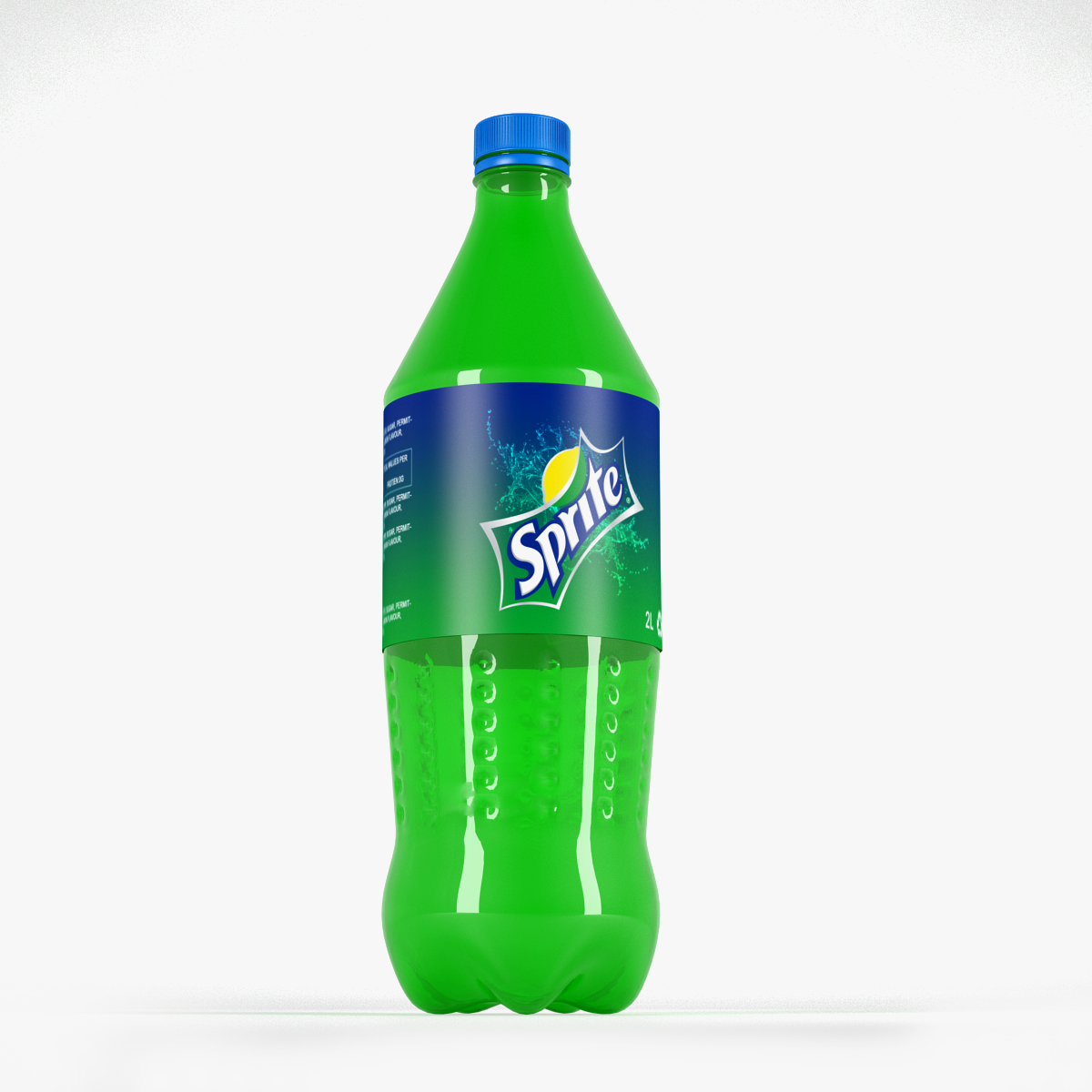 sprite bottle 3d max