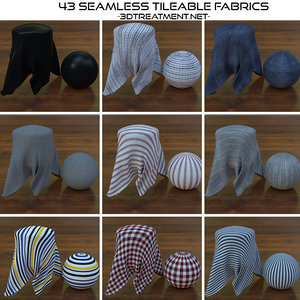 43 Seamless Tileable Fabrics