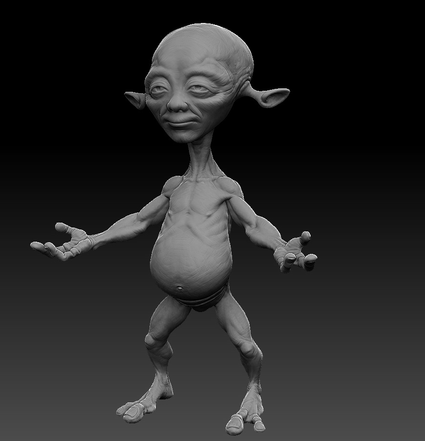 little alien obj