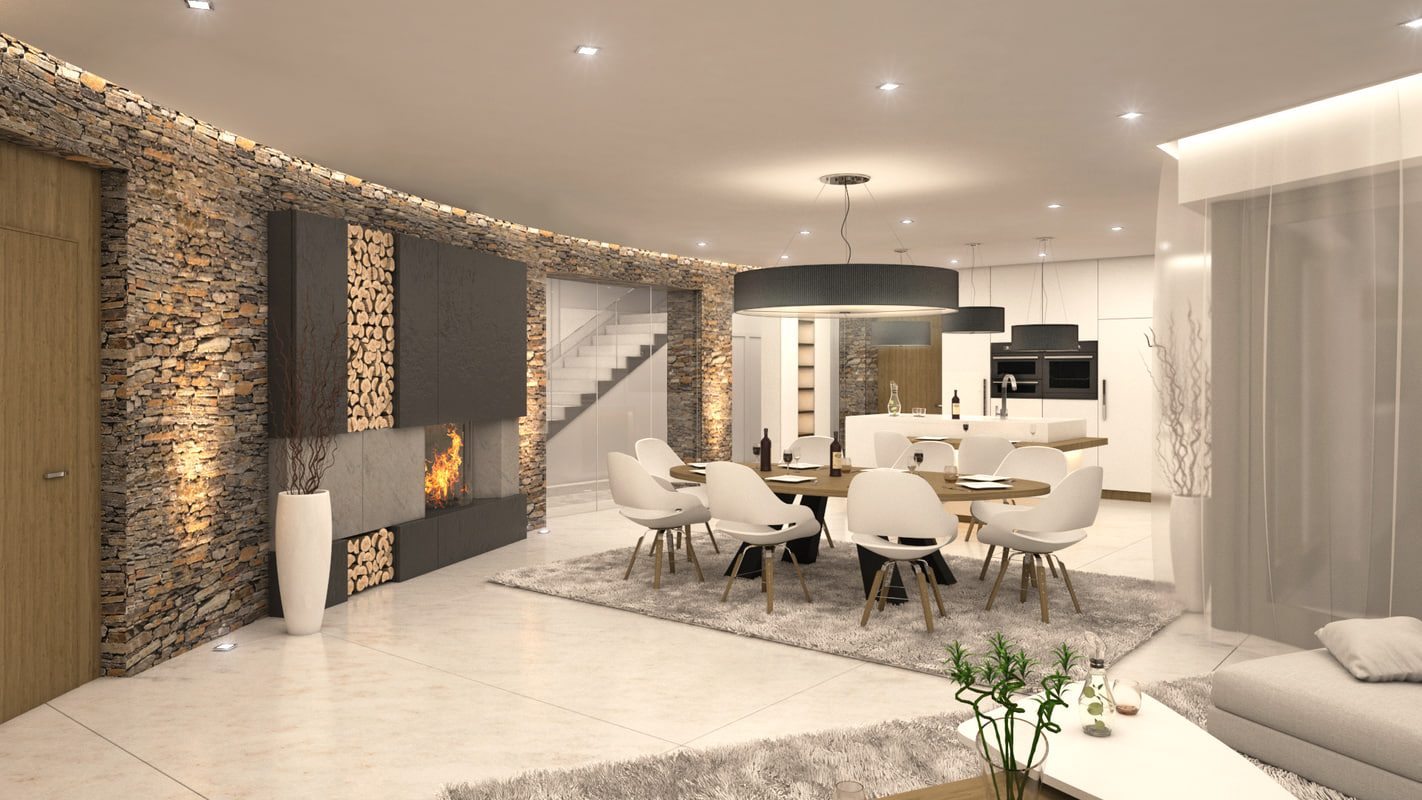3d Model Luxury Living Room