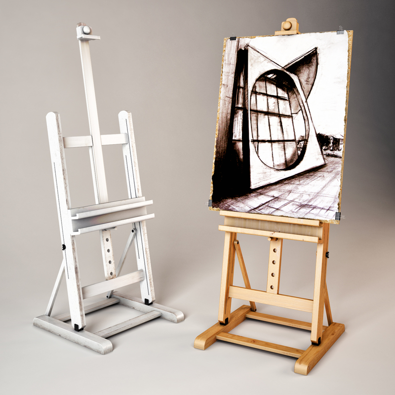 Мольберт это. 3d Max мольберт. Мольберт Eichholtz Easel Andy. Мольберт Eichholtz Easel Roy Lichtenstein. Этюдник 3ds Max.