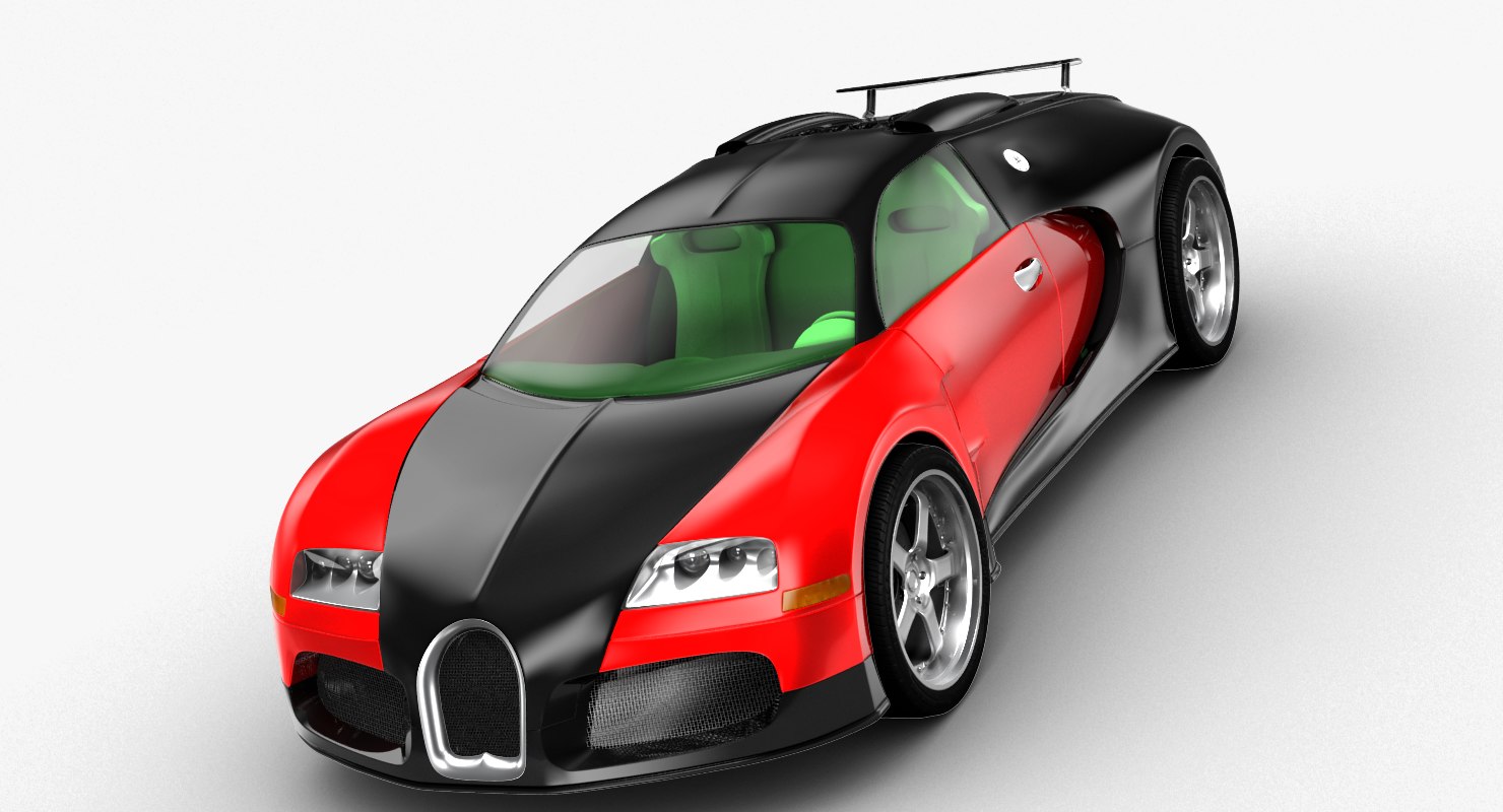 bugatti veyron 3d 3ds