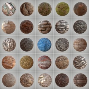 25 Seamless PBR Materials Collection Vol 1