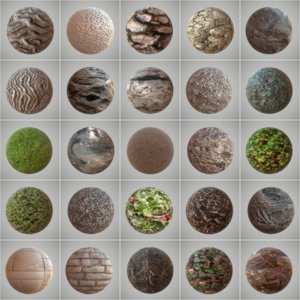 25 Seamless PBR Materials Collection Vol 2