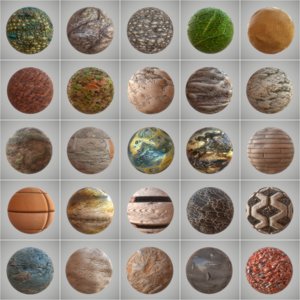 25 Seamless PBR Materials Collection Vol 3
