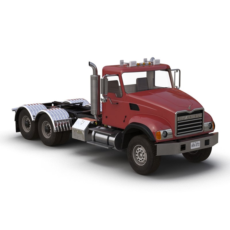 mack truck 3d model