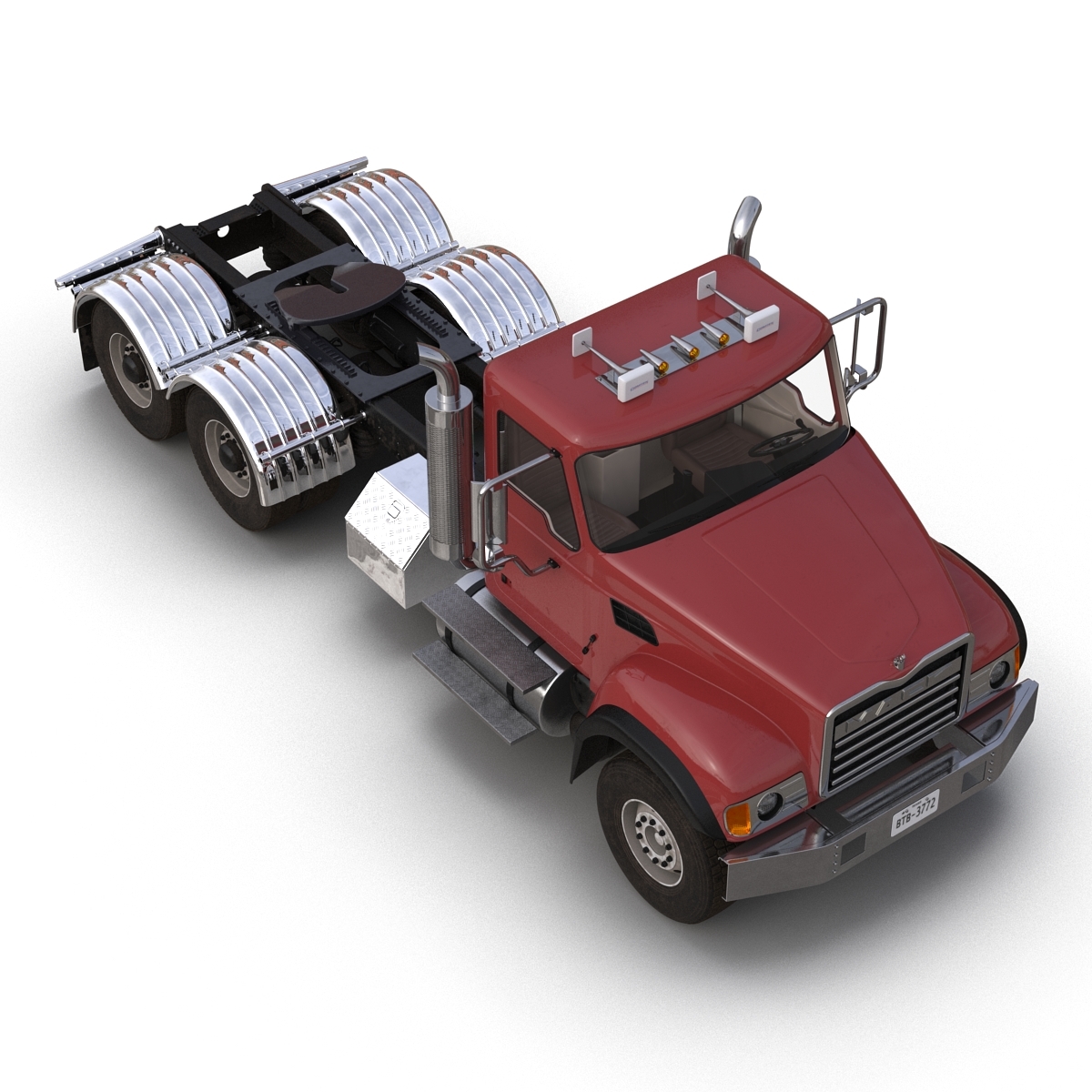 mack truck 3d model