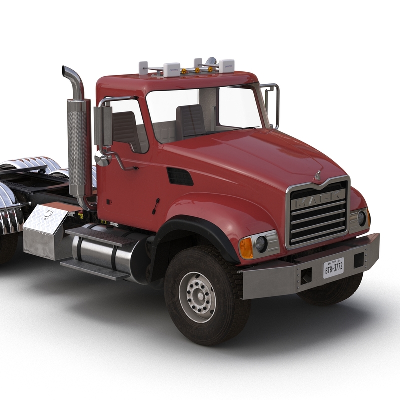 mack truck 3d model