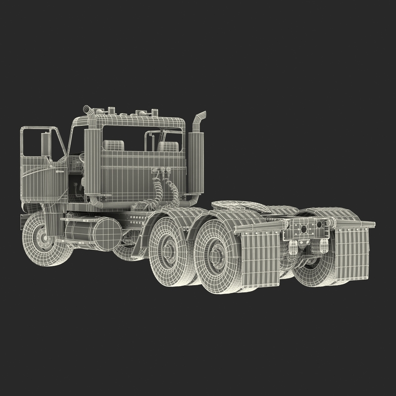 mack truck 3d model
