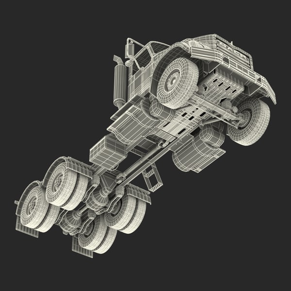 mack truck 3d model