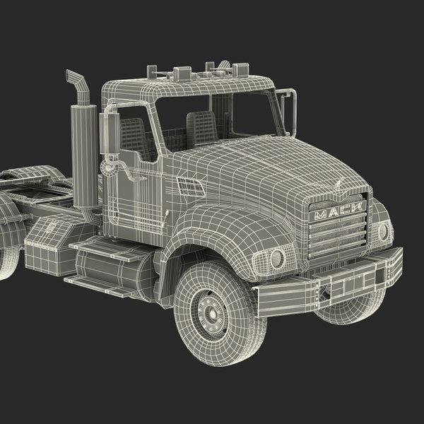 mack truck 3d model