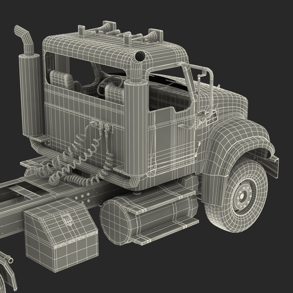 mack truck 3d model