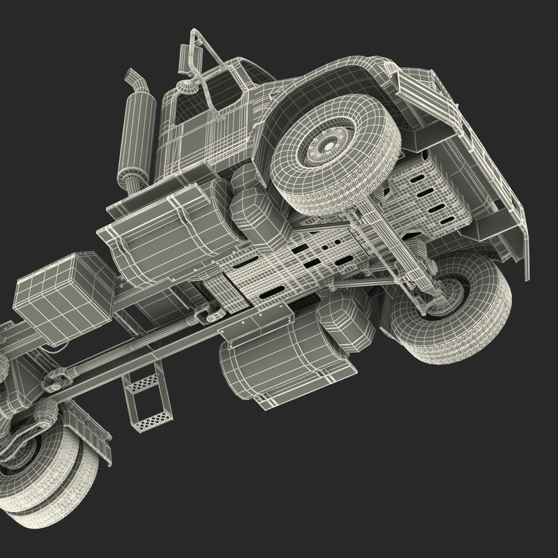 mack truck 3d model