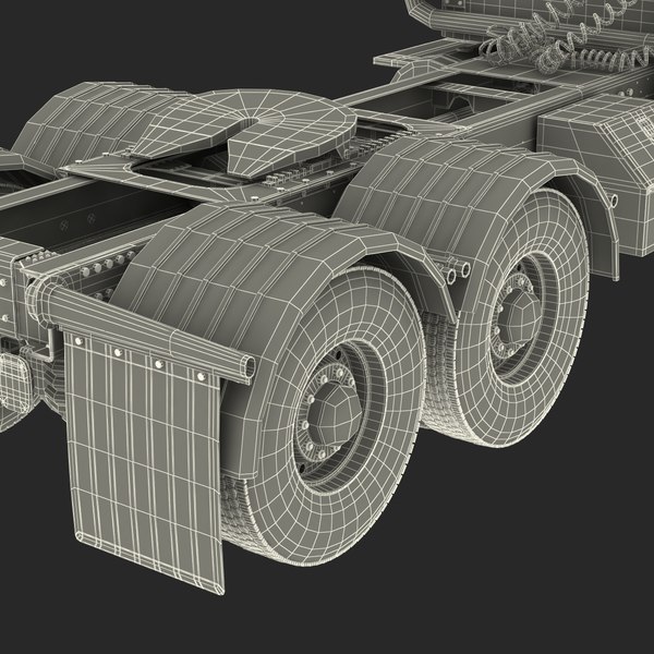 mack truck 3d model