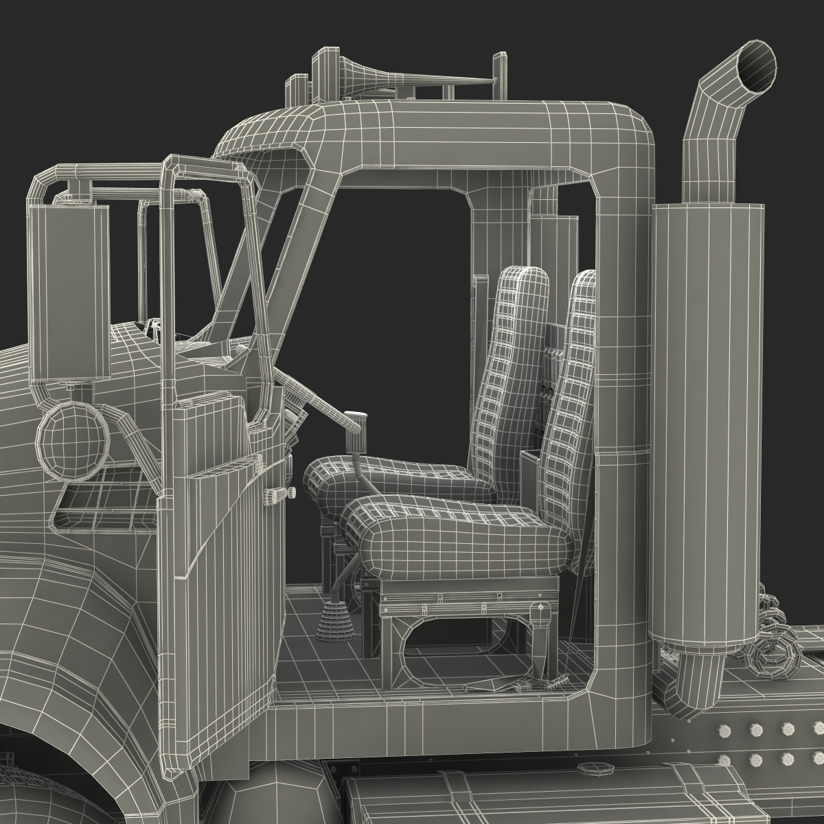 mack truck 3d model