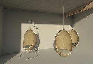 Revit Hanging Egg Chair 01