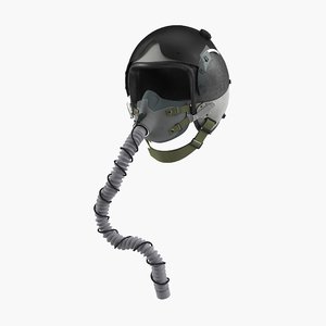 3d military pilot helmet