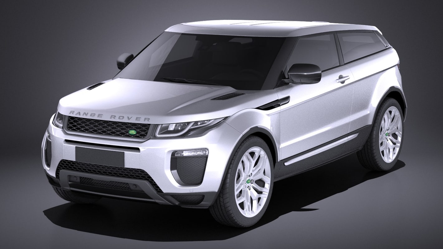 3d Range Rover Evoque Model