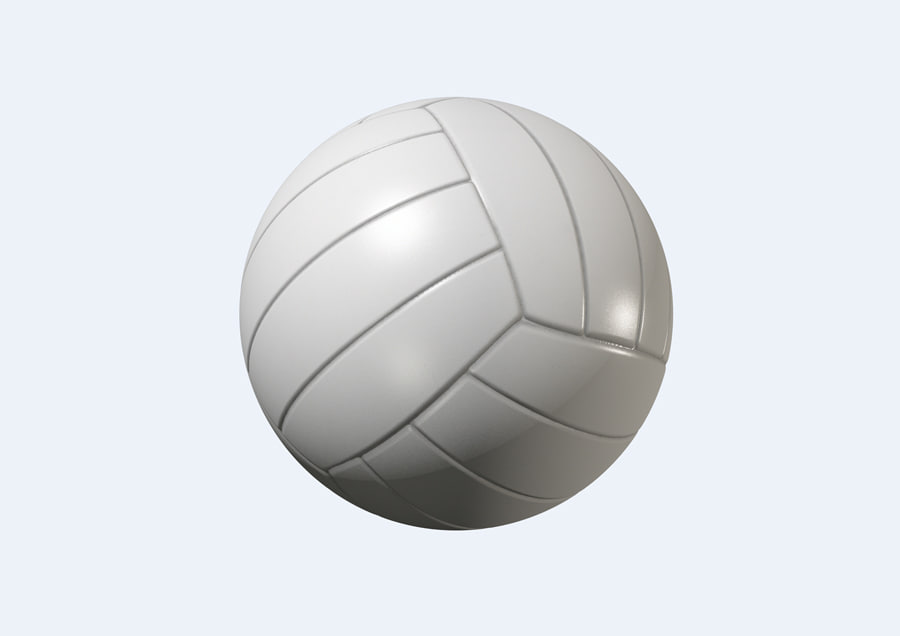 ball volleyball c4d
