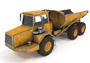 dump truck 3d model