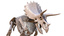 triceratops skeleton 3d model