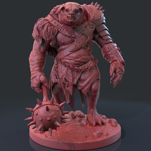 3d model troll zbrush
