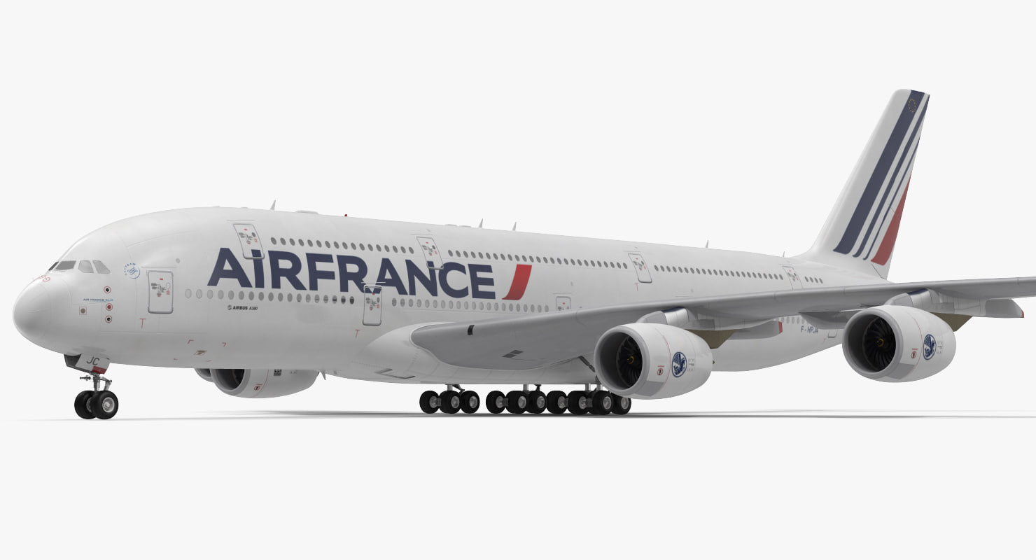 airbus a380-1000 air france rigged