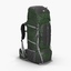 3d large camping backpack green