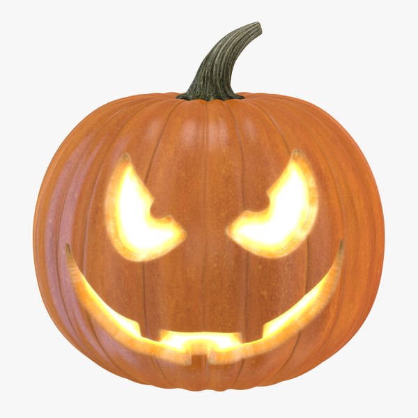 3d halloween pumpkin 3 model