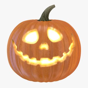 halloween pumpkin 3d obj