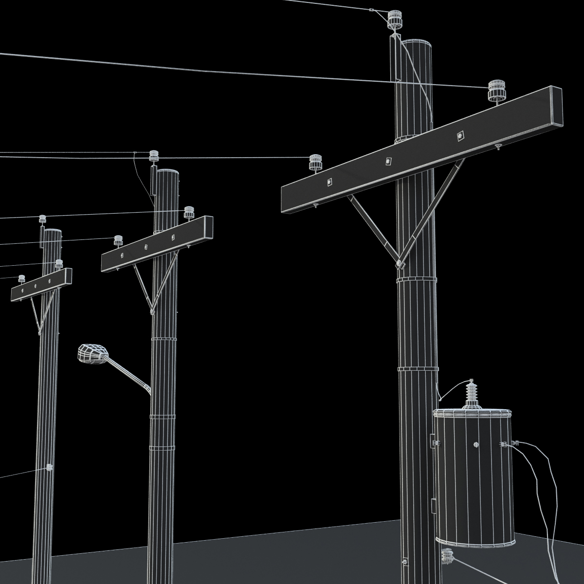 power transmission set 3d model