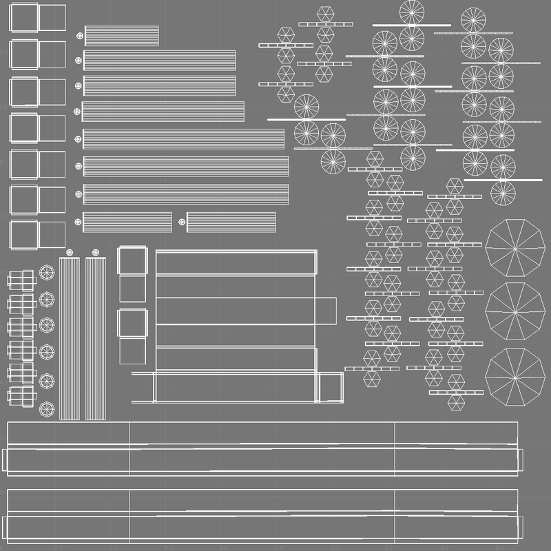 power transmission set 3d model