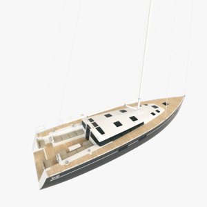 3d sense 55 sailboat