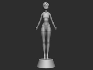 Girl.3D print model