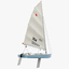obj laser sailboat
