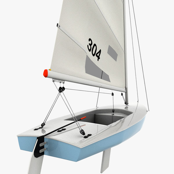 obj laser sailboat