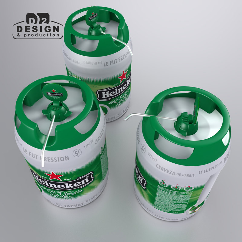 Heineken Light Mini Keg 5l Shelly Lighting