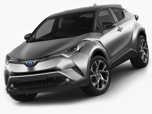 3d toyota c-hr 2017