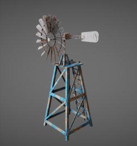 3d windpump wind pump