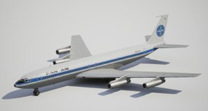 max low-poly boeing panam