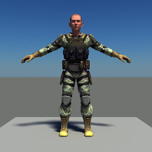 soldier 3d model