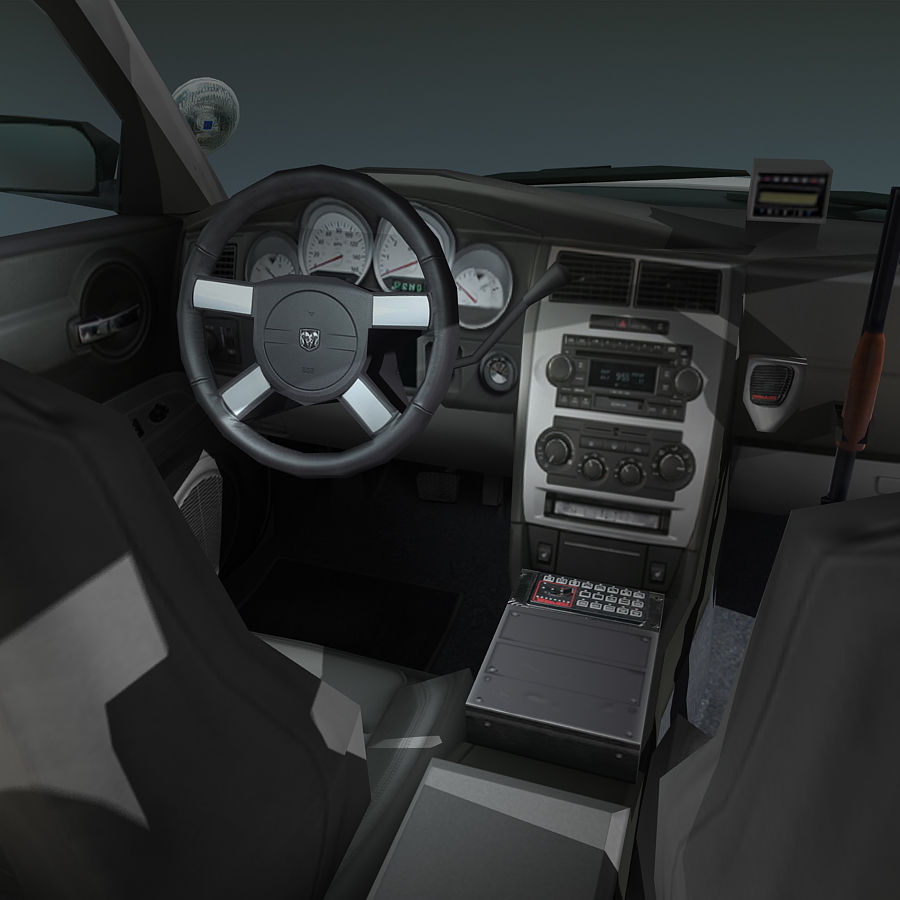 警车11 - nypd道奇3d模型
