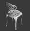 scrollwork chair iron max