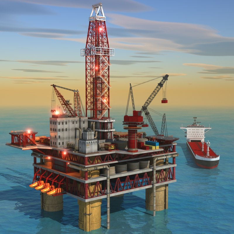 Offshore Oil Platform Max